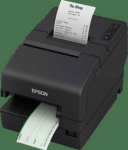 EPS Epson TM-H6000VI, cutter, USB, RS232, Ethernet, OPOS, black - Multi-station printer, direct thermal, dot-matrix printing, 7 dots/mm (180 dpi), media width (max.): 80 mm, roll diameter (max.): 83 mm, speed (max.): 500 mm/s, cutter, USB (type A, ty ...