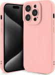 FUSION Electronics Fusion Softy durable silicone protective case Apple iPhone 15 Pro pink