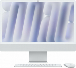 Apple iMac 24 cale: M4 10/10, 16GB, 256GB SSD - Silver