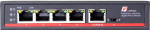 SWITCH POE GETFORT 4GE+1GE 90W (POE-IN)
