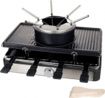Emerio Raclette Grill,8 Pans antihaft Thermostat