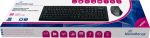 MediaRange Keyboard Set + optis. 5 Tasten Funk-Maus (FR) sw