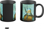 CEN Heat Reveal Mug Good Loot The Witcher 3 Game Art Chronicles - Geralt & Vincent van Gogh 450 ml Black