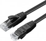 MicroConnect CAT6A UTP 0.15m Black LSZH