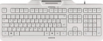 CHERRY KC1000SC Tastatur Wired CH 1.80m +SmartCard wei&szlig;/grau