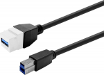 Vivolink Pro Keystone White USB3.0, A-Female to USB3.0 B-Male