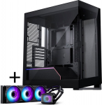 PHANTEKS NV-Serie NV5 MK2 ATX-Geh&auml;use, Tempered Glass, DRGB - Satin Black + Glacier One 360M25 Gen2 DRGB AiO Wasserk&uuml;hlung - 360mm