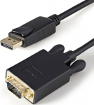 StarTech.com 1 m DisplayPort till VGA-kabel - Aktiv DisplayPort till VGA-cable adapter - 1080p video - DP till VGA-screen cable - DP 1.2 till VGA-converter - Locking DP-Contact - Adapter cable - DisplayPort (Male) blocked till HD-15 (VGA) (Male) - Di ...