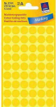 Avery Zweckform ETYK.ZF 3144 12 MM CIRCLES YELLOW LABEL - 3144