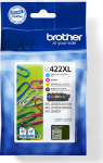Brother LC422XL (LC422XLVALDR) Ink Cartridge Multipack, C/M/Y/BK