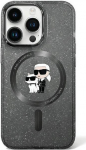 Karl Lagerfeld KLHMN61HGKCNOK Karl&Choupette Glitter MagSaf Hardcase for iPhone 11/Xr 6.1" / black