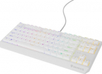GNS Genesis | THOR 230 | Mechanical Gaming Keyboard | Wired | US | White | USB-A | Outemu Brown