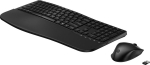HP 685 Comfort Dual-Mode Keyboard and Mouse Combo, spill resistant - Black - US ENG
