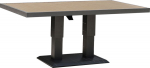 Table PARKER 150x90xH52-75cm, grey