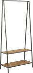 Clothes rack SEAFORD 77x37xH165cm, oak