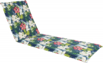 Cushion for chair SUMMER FLOWER 55x190x5cm, dark floral
