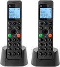 ZEBRA Motorola Solutions Motorola DOT202 Twin, DECT Phone, Cordless handset, Freisprecheinrichtung, 100 registrations, Caller identification, Schwarz