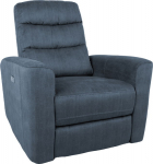 Recliner armchair GASTON with electric mechanism, blue