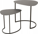 Boltze Set of two coffee tables JERRY, tear, metal