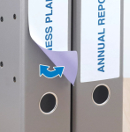HERMA folder labels4 wei&szlig; 192x61 mm abl&ouml;sb. opaque 100 St