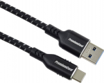 Kabel USB PremiumCord USB-A - USB-C 3 m Black and white (ku31cx3)