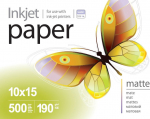 ColorWay PrintPro Photo Paper, 500 sheets | 190 g/m&sup2; | 10x15 | Matte