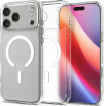 Case Spigen Ultra Hybrid MagSafe on iPhone 17 Pro - White
