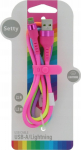 Kabel USB Setty Setty kabel USB - Lightning 1.2 m 2.1A KNA-L-1.22.113 rainbow