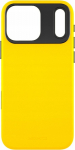 Yaxo Phone case Leather Gear Slim Case MagSafe iPhone 17 Pro Honey Yellow