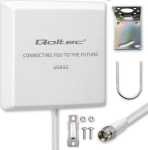 Qoltec Antena 4G 5G LTE | 9dBi | Directional | Outside | SMA | Waterproof | 3m
