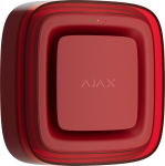 Ajax EN54 FireProtect (Sounder/VAD) wireless siren with flashing light, red