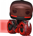 Funko Pop! Rides Disney: Tron Ares - Athena with Light Cycle #316 Vinyl Figure