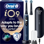 Oral-B iO9 electric toothbrush, blue + charging travel case