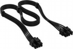Corsair Kabel, Type 4, PCIe Power Connector, 8-pin (6+2), 650mm, individually wrapped - schwarz