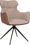 Chair CHANA swivel, beige