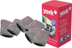 York Steel Cleaning Scrubbers With Soap 6pcs