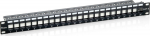 Equip 19" Patchpanel 24xKeystones UTP 1U LSA/110 RAL9005