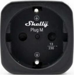 Smart socket Shelly Plug M Gen3 (czarne)