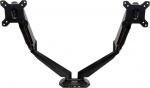 StarTech.com Startech Dual Monitor Bracket with built-in 2 Port USB und Audio Passthrough - Befestigungskit - einstellbarer Arm - f&uuml;r LCD-Display - Aluminium - Schwarz - screen size: 76.2 cm (12"-32")