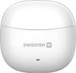 Swissten TWS Mini TUNE Bluetooth Stereo Earbuds with Microphone White