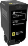 Lexmark CORPORATE-TONER CARTR. YELLOW, 16K PAGES F. CX725