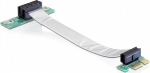 Delock Riser Card PCI Express x1 with Flexible
