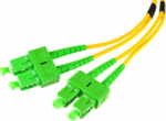 OPTIX PATCHCORD ŚWIATŁOWODOWY SM DUPLEX 9/125, SC/APC-SC/APC 1m