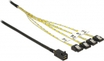 Delock SATA- / SAS-Kabel - SAS 6Gbit/s - 4-Lane - 4x Mini SAS HD (SFF-8643)