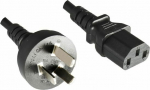 MicroConnect Power Cord China - C5 1.8m, Type I to C5, Black