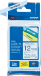BROTHER TZEMQ531 12 BLACK ON PASTEL BLUE