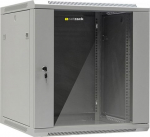 NETRACK 019-120-66-021 Netrack wall/hanging cabinet 19.12U/600 mm,glass door,grey,remov. side pan