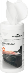 Cleaning cloths for the screen moistened DURABLE Screenclean 100 pcs in a jar