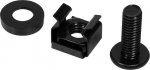 Logilink Mounting kit M6, schwarz, 50 St&uuml;ck