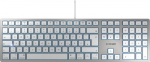 CHERRY KC 6000 SLIM SILVER, CORDED KEYBOARD F/ MAC
